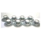 8 Cups & Saucers by Wedgwood
