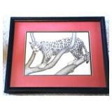 Framed Signed Etching - 13 x 15