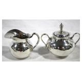 Sterling Creamer & Sugar Set