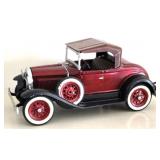 Metal 1/24 Scale Ford Model Car - 7.5" long