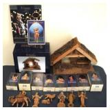 Lot of Fontanini Christmas Decorations