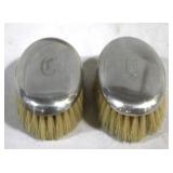 2 Sterling Handled Brushes