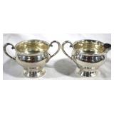 Sterling Creamer & Sugar Set