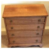 4-Drawer Wood Stand
