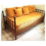 Antique Walnut Day Bed - 81 x 34 x 36