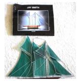Jay Smith Stained Glass Sailboat