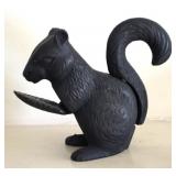 Metal Squirrel Nutcracker - 4.5" tall