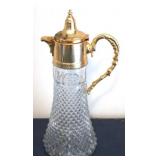 Glass/Metal Pitcher 15" tall