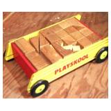 Playskool Wagon w/ Blocks