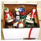 Box Lot of Assorted Holiday Items