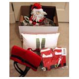 Box Lot of Assorted Christmas Items