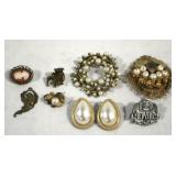 Lot of Assorted Pins & More