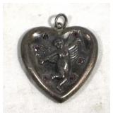 Sterling Heart Pendant - 6g
