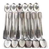 12 International Silver plate Teaspoons