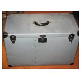 Vintage Storage Box w/ Antique Photo Items