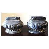 Pair of Ronson Tabletop Lighters - 3 x 2.5