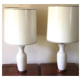 Pair of Matching Lamps - 31.5" tall