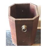 Wood Trashcan - 10 x 10 x 13