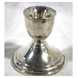 Sterling Weighted Candle Holder - 2.75" tall