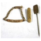 Lot of Gold Tone Jewelry - gold?