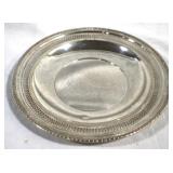 Sterling Pierced Plate - 10 3/8" round
