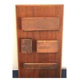 Set of Copper Printing Blocks