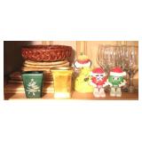 Cabinet Shelf Lot - Assorted Items