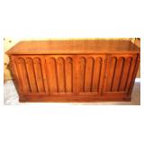 Walnut Server crafted by Sam Smoot