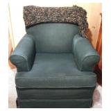 Armchair w/ Blanket - AS IS