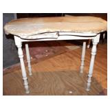 Kidney Shaped Antique Vanity Table