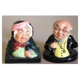 2 Royal Doulton Figures - 2.25" tall