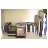 Shelf lot of Assorted Books, CDS & More