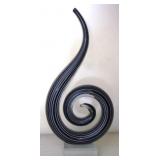 Art Glass Statue - 10.25 tall