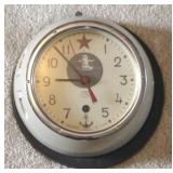 Russian Naval Clock - 8" round