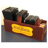 Kodak Dovetail Box w/ Antique Camera Items