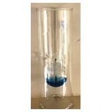 Glass Oil Lamp - 12" tall