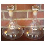 Blenko 2pc Decanter Set - 11" tall