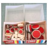 2 Vintage Boxes of Lego pieces