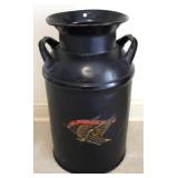 Painted Milk Can - 20" tall