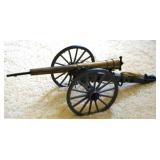 Brass/Metal Cannon Figure - 12" long