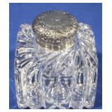 Sterling Top Glass Inkwell