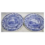 2 Wedgwood Washington & Lee Dinner Plates