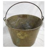 Vintage Brass Bucket 15x17
