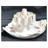 E&R Golden Crown Cigarette Holder/Ashtray