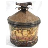 Covered Round Box 10x7"
