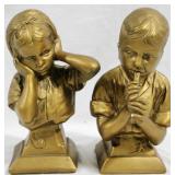 2pc Set Boy and Girl Figures 9.5"