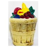 Fruit Basket Cookie Jar 12"