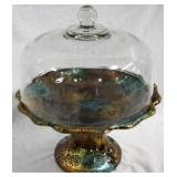 Glass Dome Cake Stand 15x12