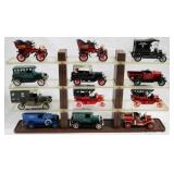 12pc Model Cars Set with Stand 20x11x1