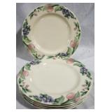 5 Pfaltzgraff Garden Party 10.5" Dinner Plates